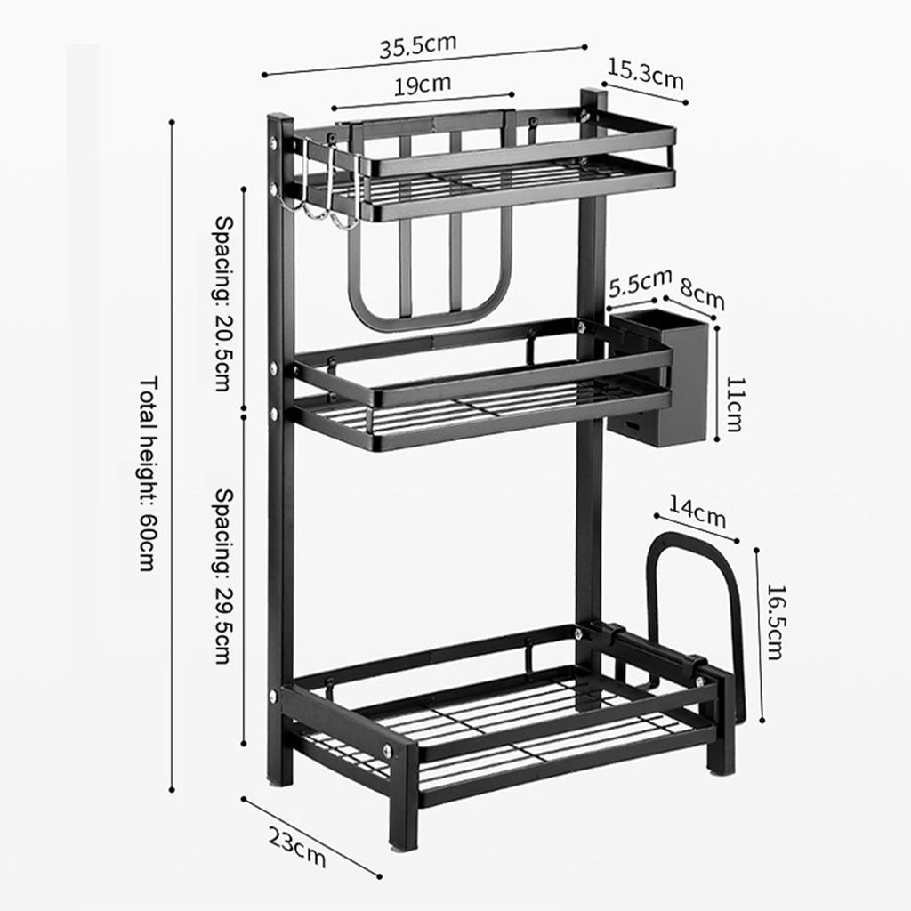 3-Tier Countertop Spice Rack