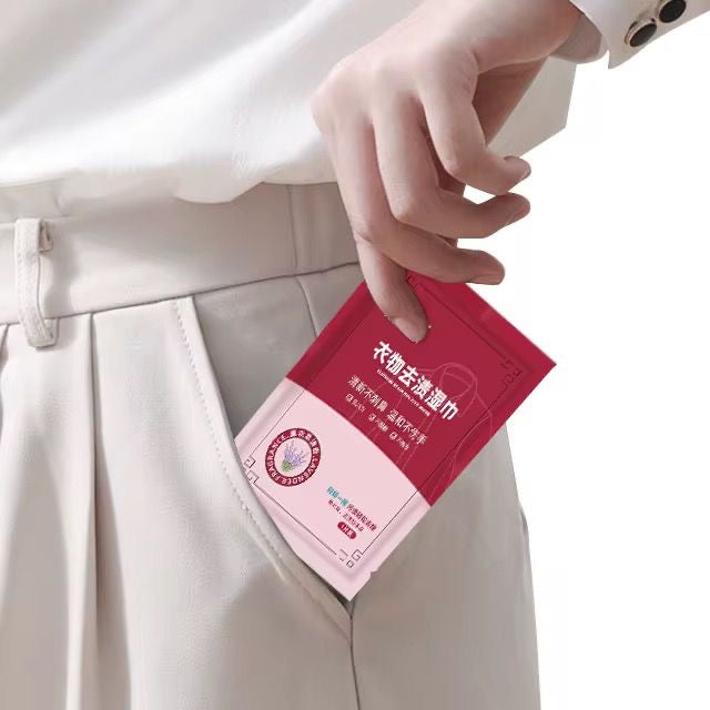 Clothes Stain Removal Wet Wipes.