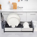GeBe Black Collapsible Dish Rack