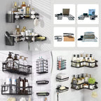 Corner Shower Caddy Organizer Set