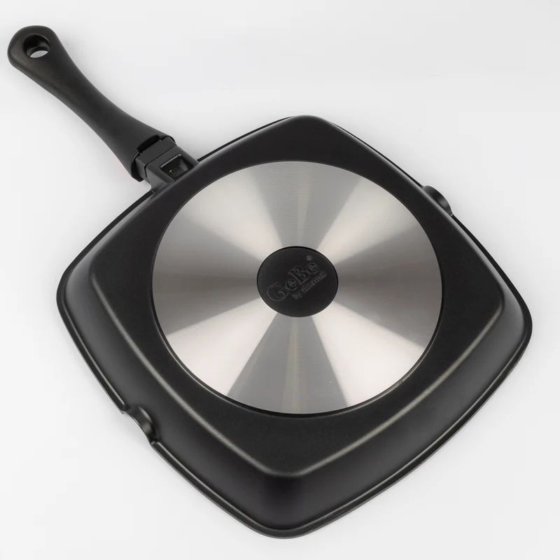 GEBE Die-Casting Venus Square Grill Pan W/L
