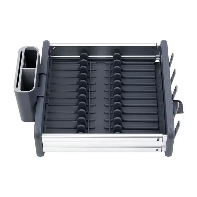 GeBe Black Collapsible Dish Rack