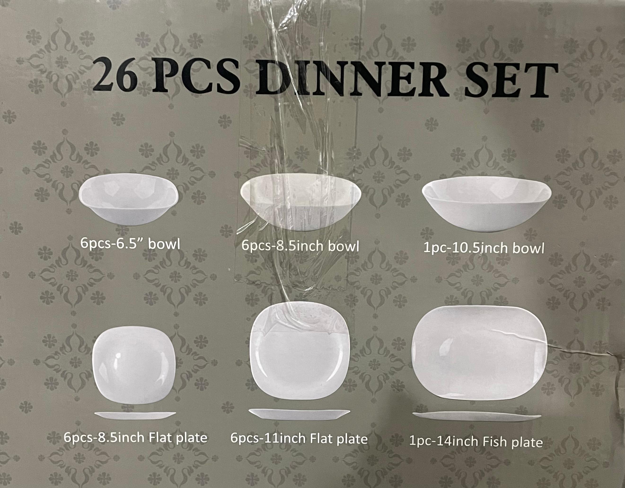 GEBE 26 Pieces Dinner Set