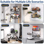 Corner Shower Caddy Organizer Set