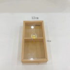 Multi-compartment bamboo Serving Trays