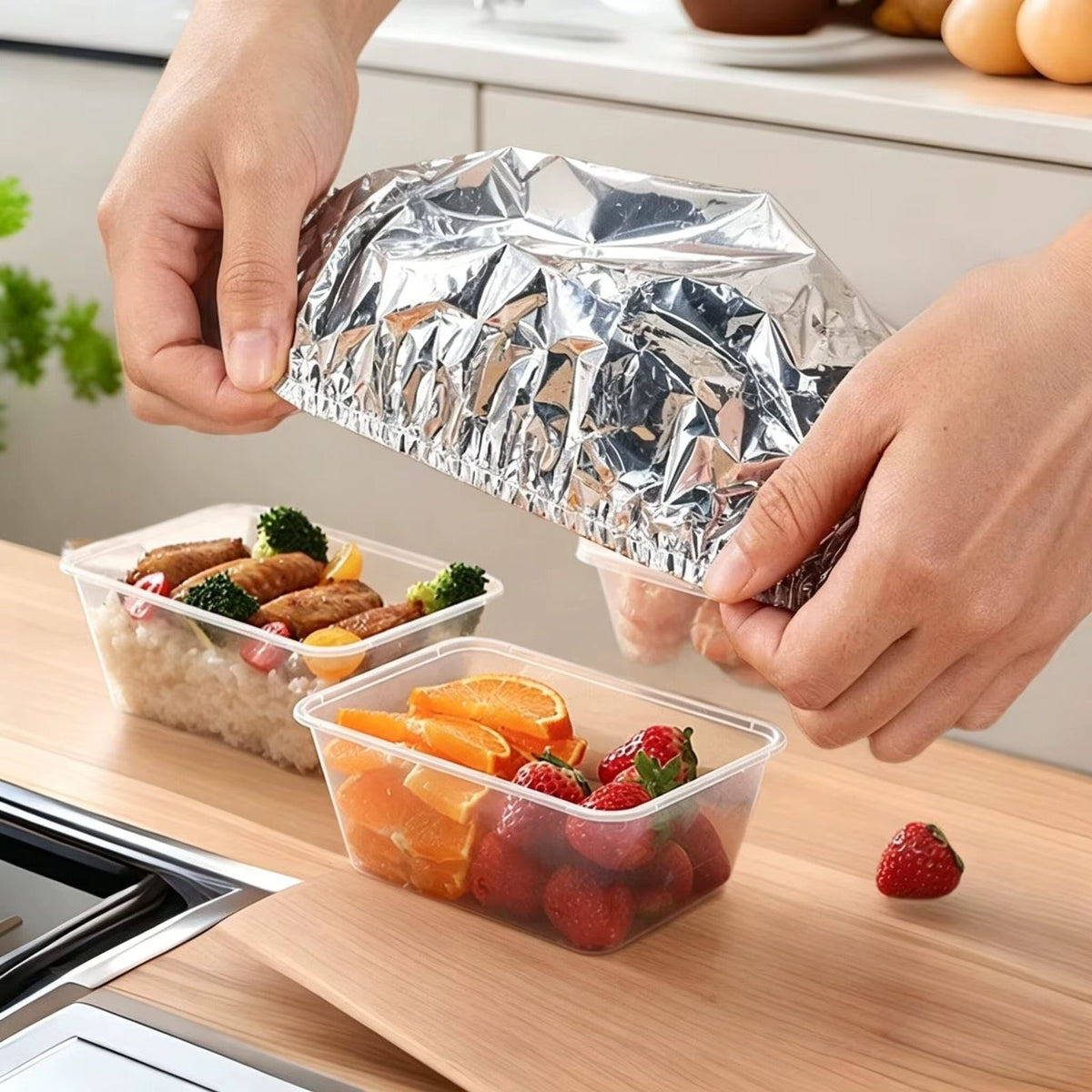 Aluminum Foil Food Covers (120 to Piece)