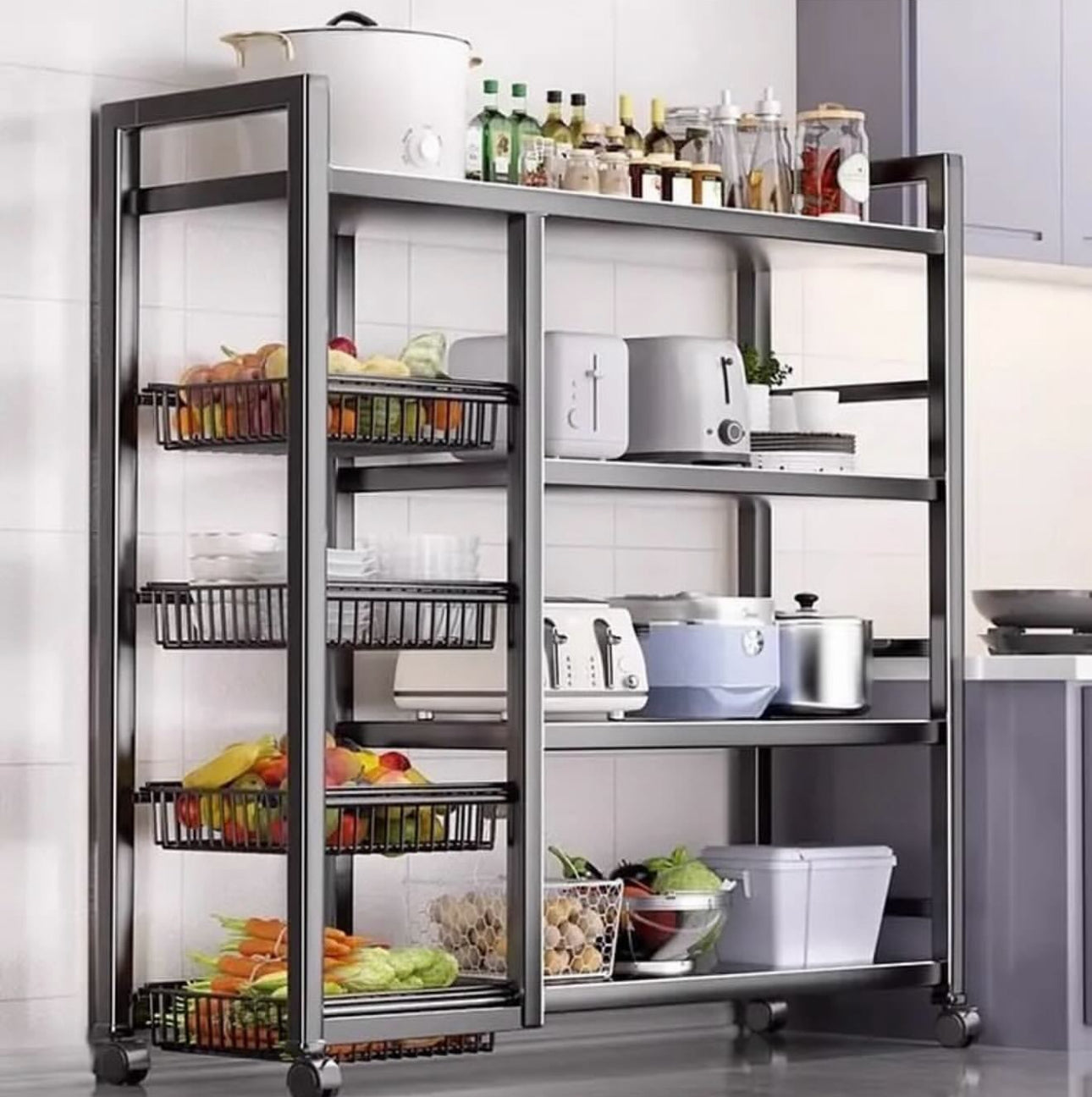 Metal Kitchen Storage Rack