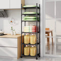 Multi-Functional Kitchen Storage Rack - Black