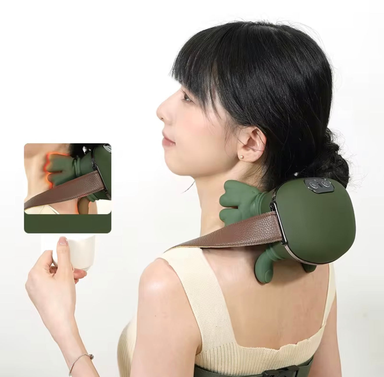 Neck Massager Finger Pressure Electric Kneading