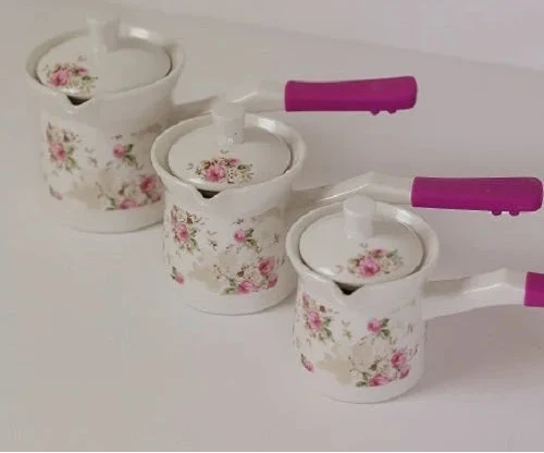 GEBE Glass Coffee Pots Set of 3 pieces