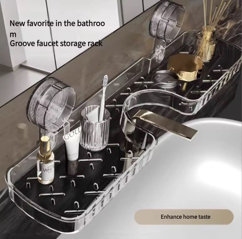 Bathroom Plexi Organizing Shelf