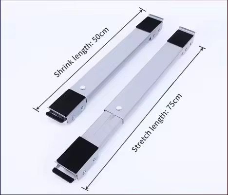 Stainless Steel Mini Wheel Removable Refrigerator Bracket