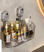 Wall-Mounted Transparent Storage Shelf