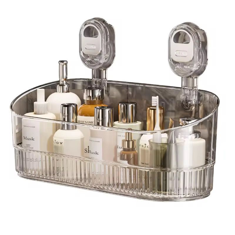 Wall-Mounted Transparent Storage Shelf