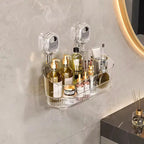 Wall-Mounted Transparent Storage Shelf