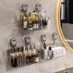 Wall-Mounted Transparent Storage Shelf