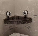 Organizing Patterned Corner Shelf