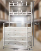 5-Tier Coat and Shoe Rack