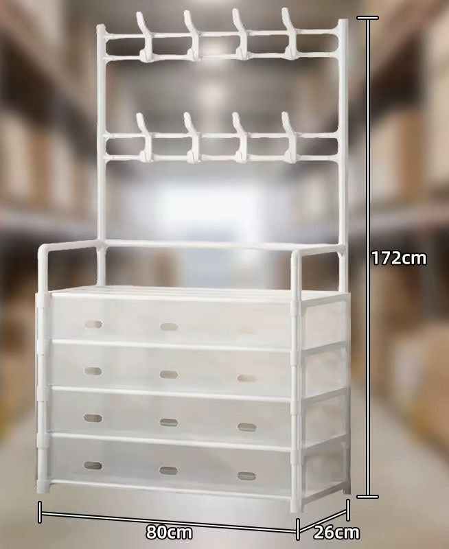 5-Tier Coat and Shoe Rack