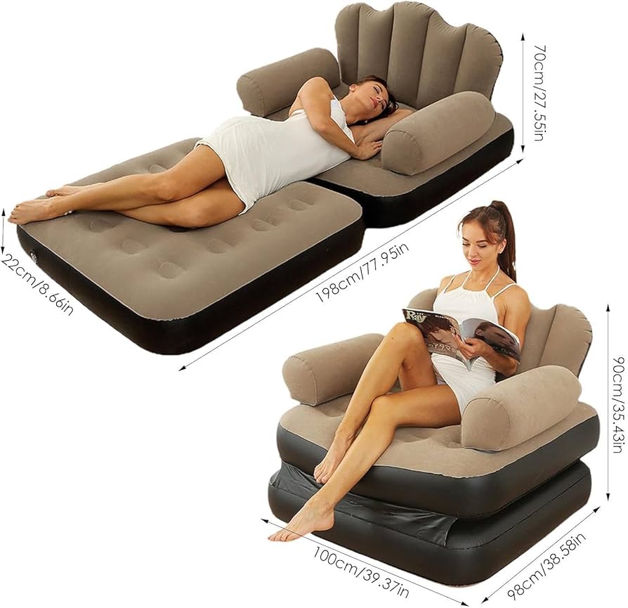 5-in-1 Inflatable Sofa Bed
