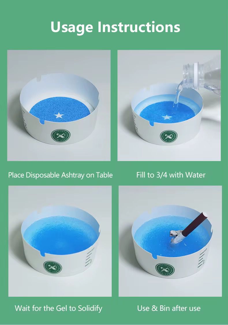 Disposable Foam Ashtrays