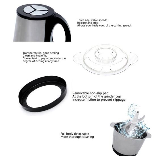 Slivers Criest Electric Food Processor (2L)