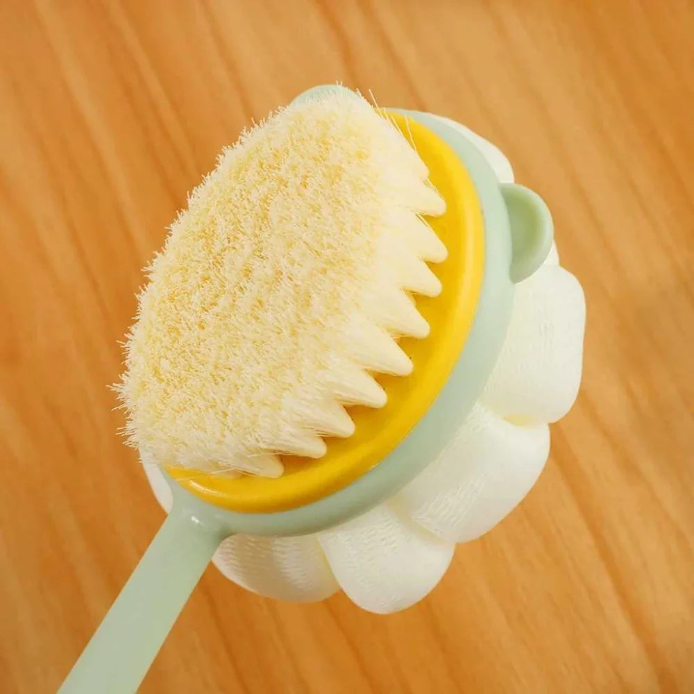 2-in-1 Long-Handle Bath Brush