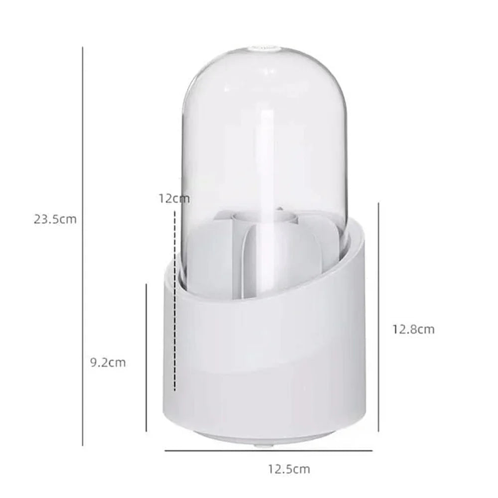 Rotating Makeup Brushes Holder