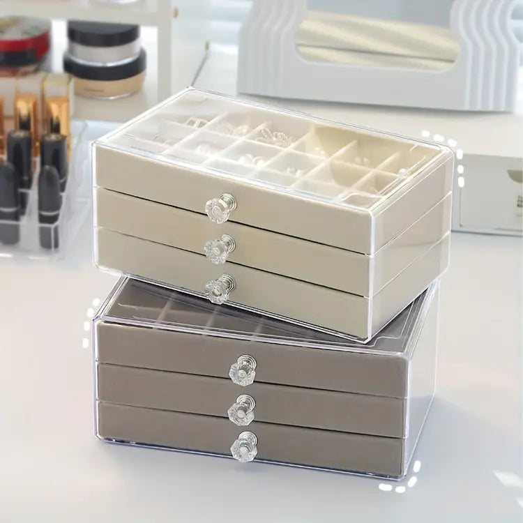 3-Layer Acrylic Jewelry Organizing Box