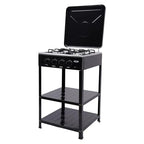 Boko 4 Burner Gas Stove with Shelves