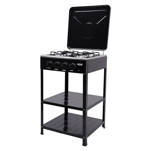 Boko 4 Burner Gas Stove with Shelves