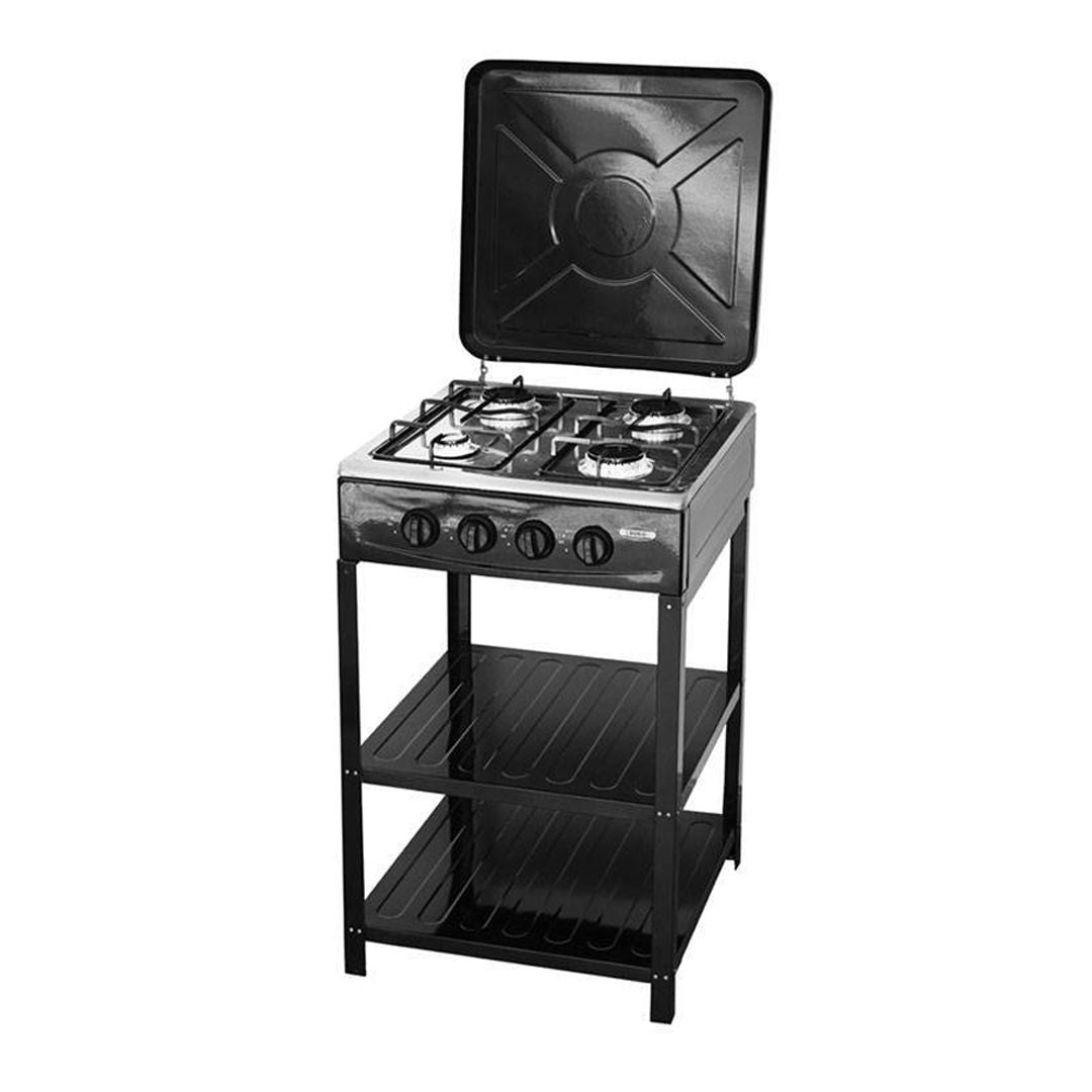 Boko 4 Burner Gas Stove with Shelves
