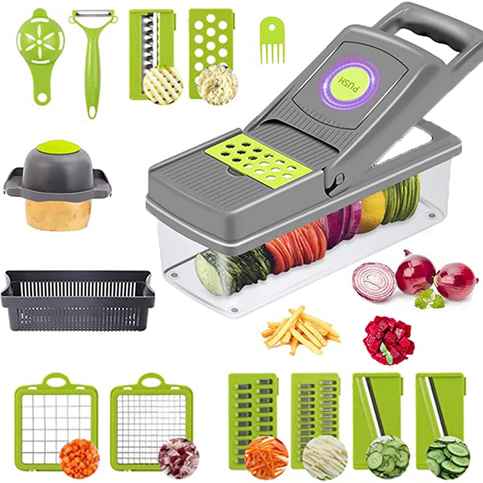 14-Piece Veggie Slicer