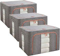 Zippered Clothes Storage Boxes Large (100L)
