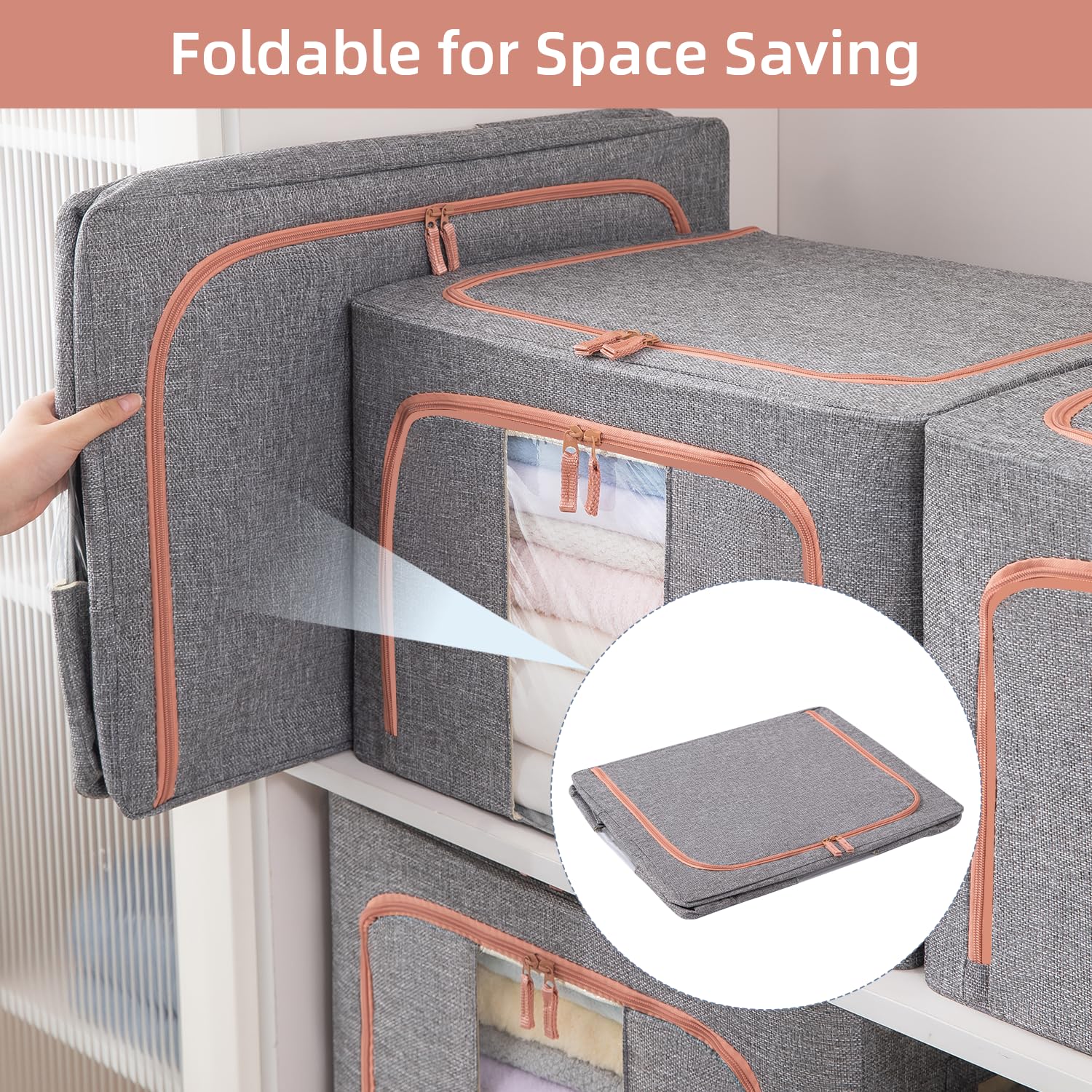 Zippered Storage Boxes Offer
