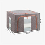 Zippered Clothes Storage Boxes Large (100L)
