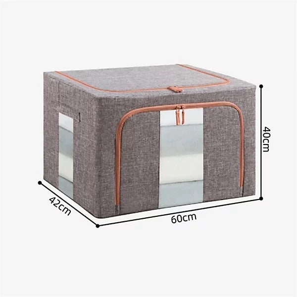 Zippered Clothes Storage Boxes Large (100L)