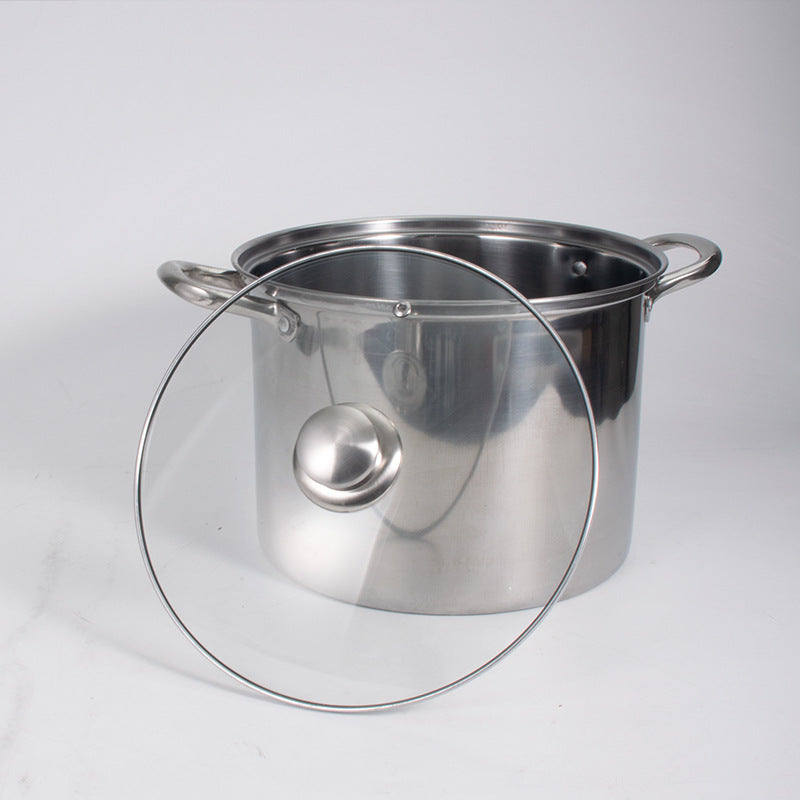 12-piece stainless steel "Super High Pot Suit" cookware set