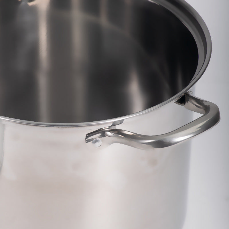 12-piece stainless steel "Super High Pot Suit" cookware set