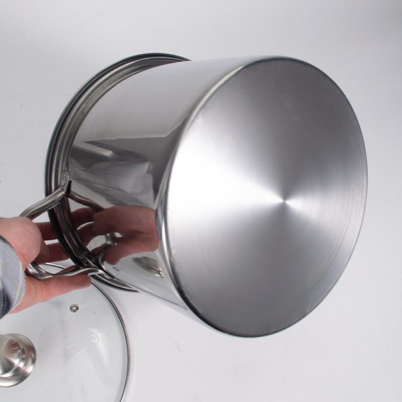 12-piece stainless steel "Super High Pot Suit" cookware set
