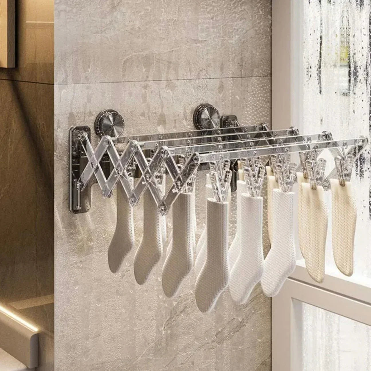 Foldable Wall-Mounted Drying Rack