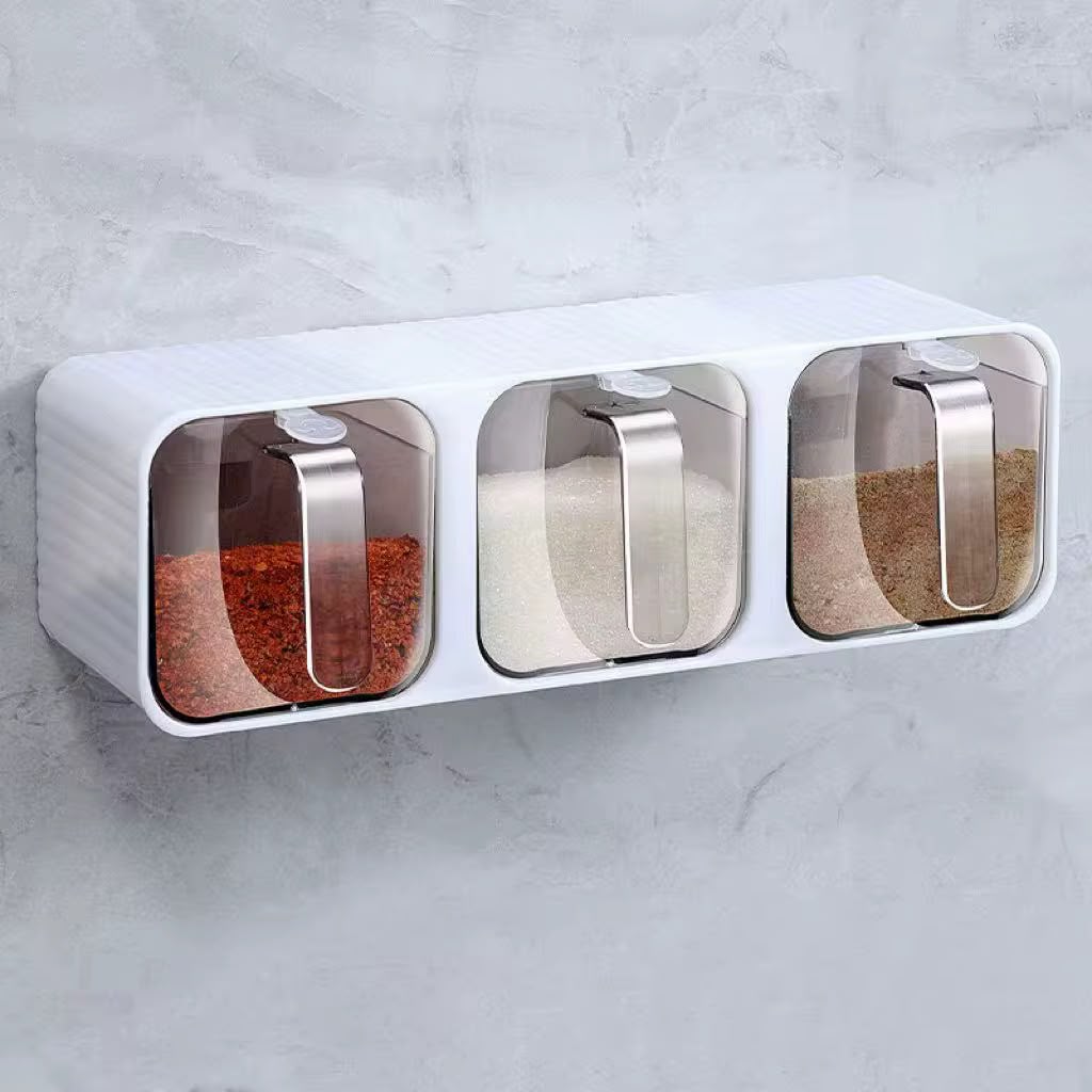 Wall-Mounted Seasoning Box Spice Jar