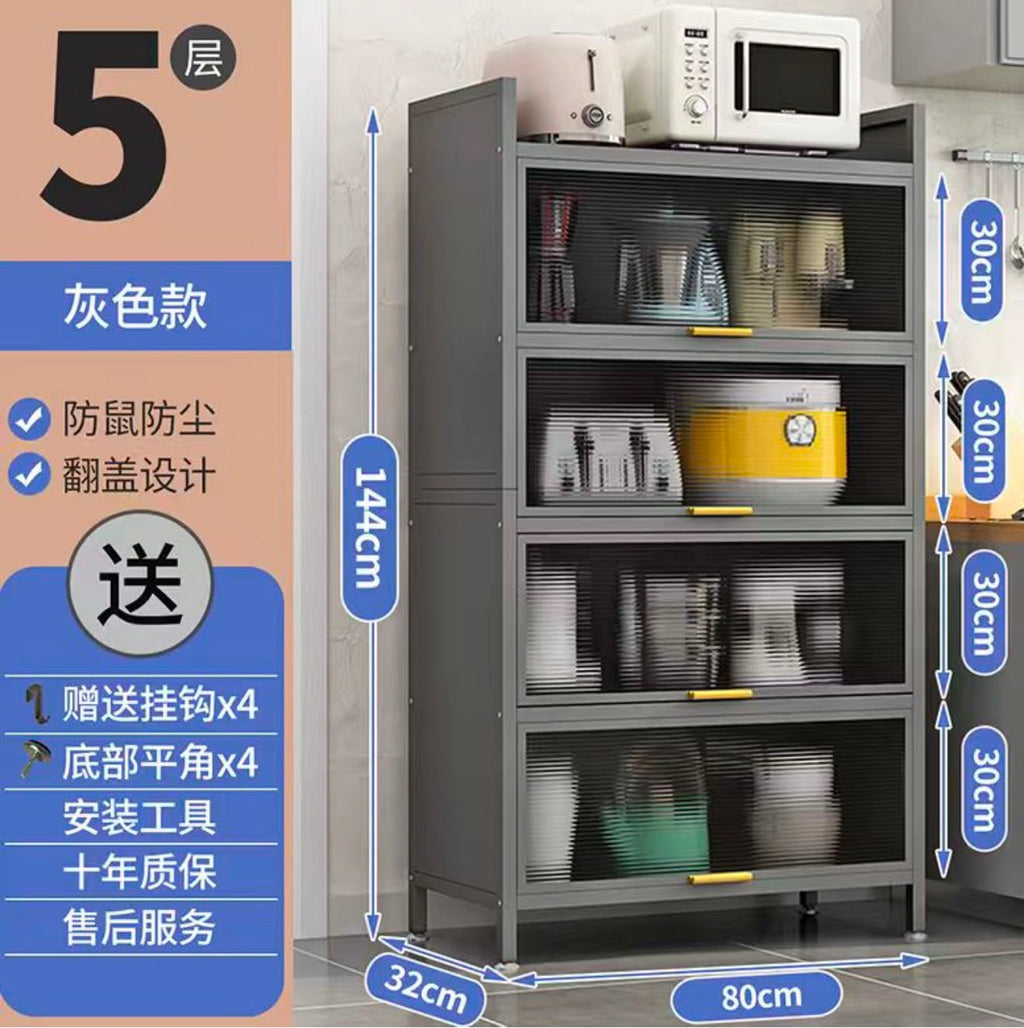 5-Tier Kitchen Storage Cabinet