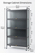 5-Tier Kitchen Storage Cabinet