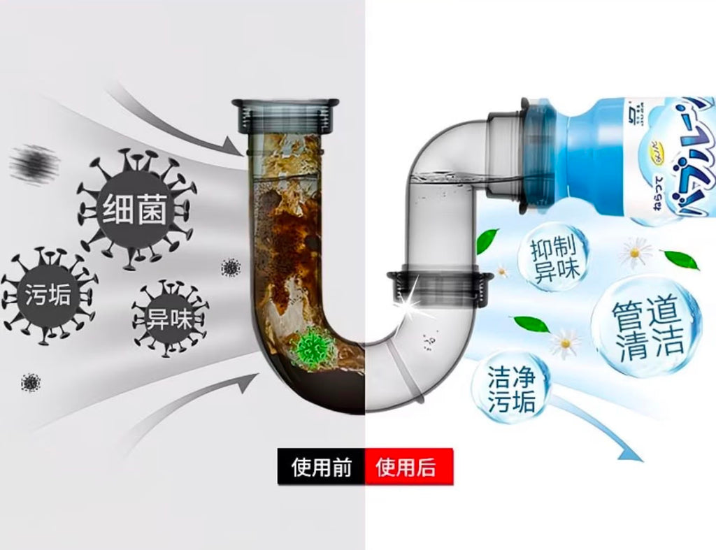 Foaming Drain Cleaner and Deodorizer