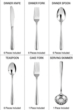 GeBe 32-Piece Stainless Steel Cutlery Set