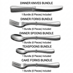 GeBe 32-Piece Stainless Steel Cutlery Set