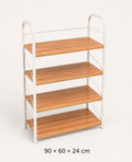 Wood Shoe Rack