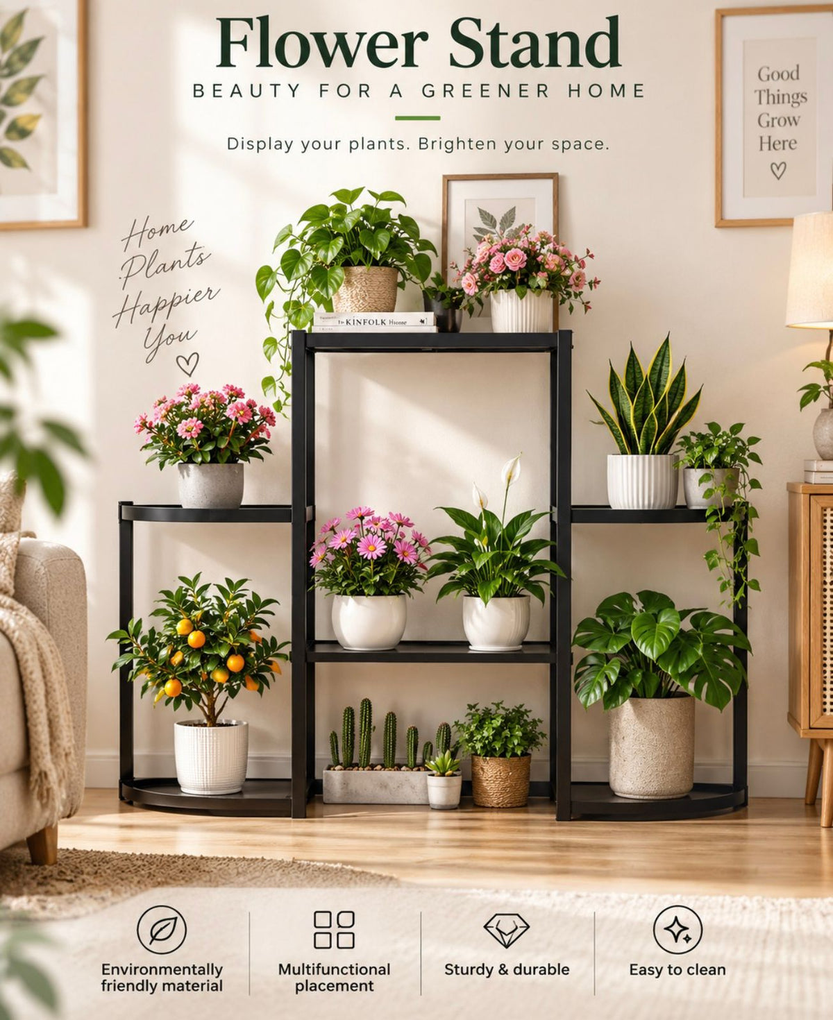 Multi-Tiered Plant Display