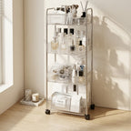 4-Tier Clear Acrylic  Storage Cart
